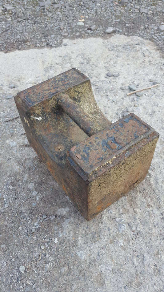 Vintage Cast Iron 6kg Block Weight