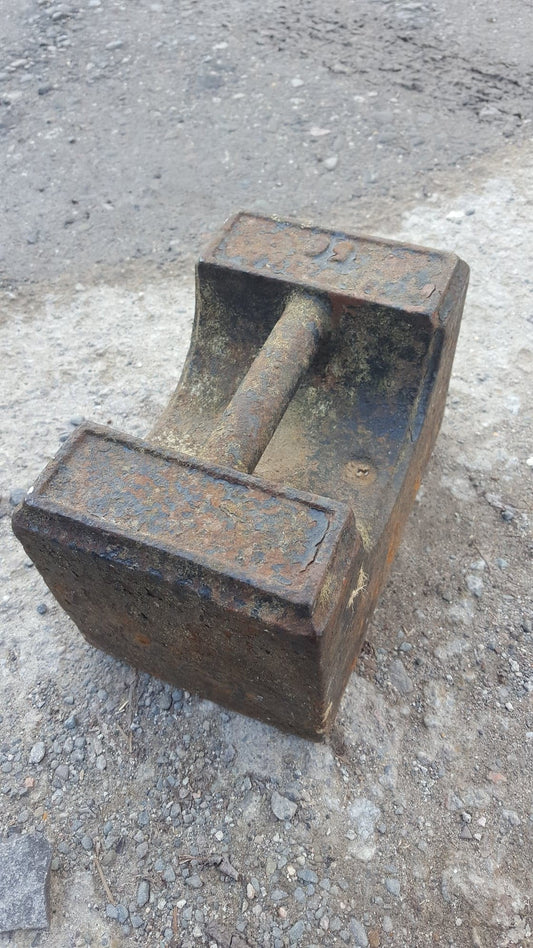 Vintage Cast Iron 6kg Block Weight